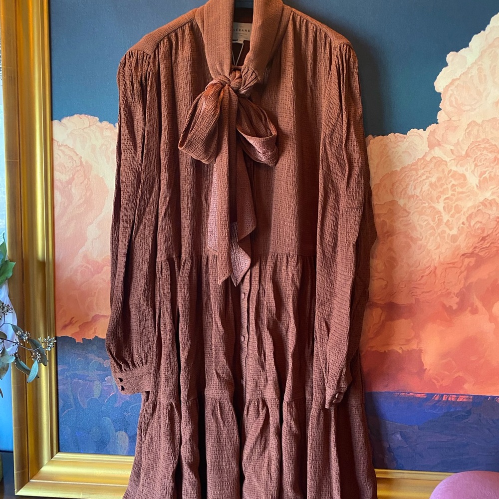 Sezane Bow Dress